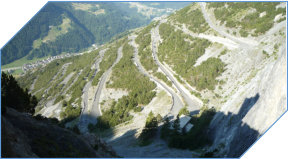 Serpentinenstrasse nach Bormio